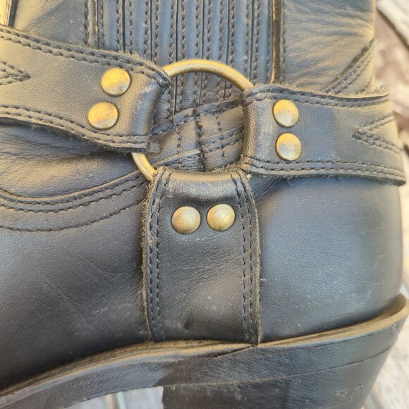 Black Leather Women's Boots - Picture 5 of 14